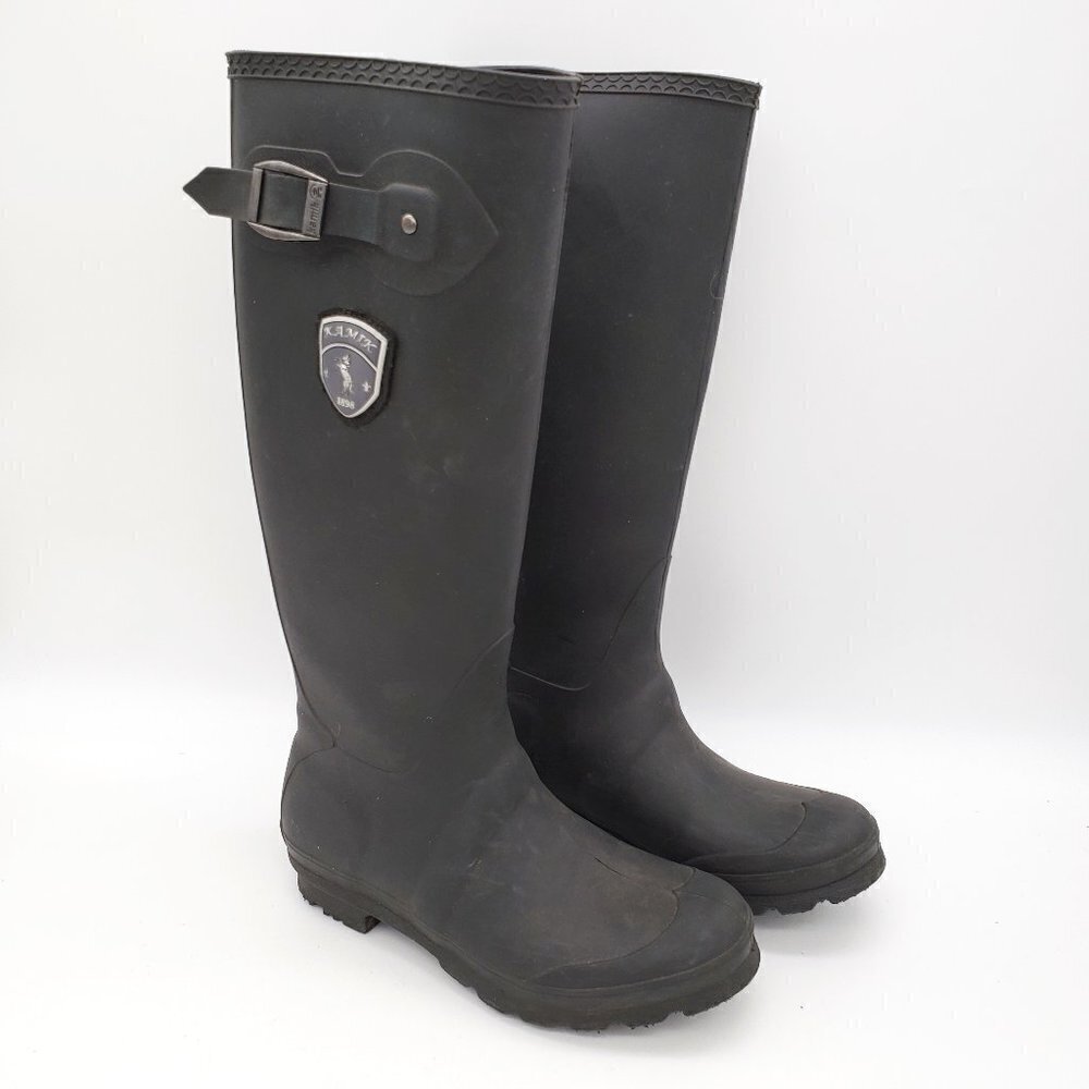 Kamik Women's Jennifer Rain Boot in Black Size 7
